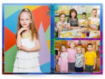 Выпускной альбом для детского сада Осьминожки 5 разворотов Москва Санкт-Петербург заказать выпускной альбом Жуковский Раменское Некрасовка